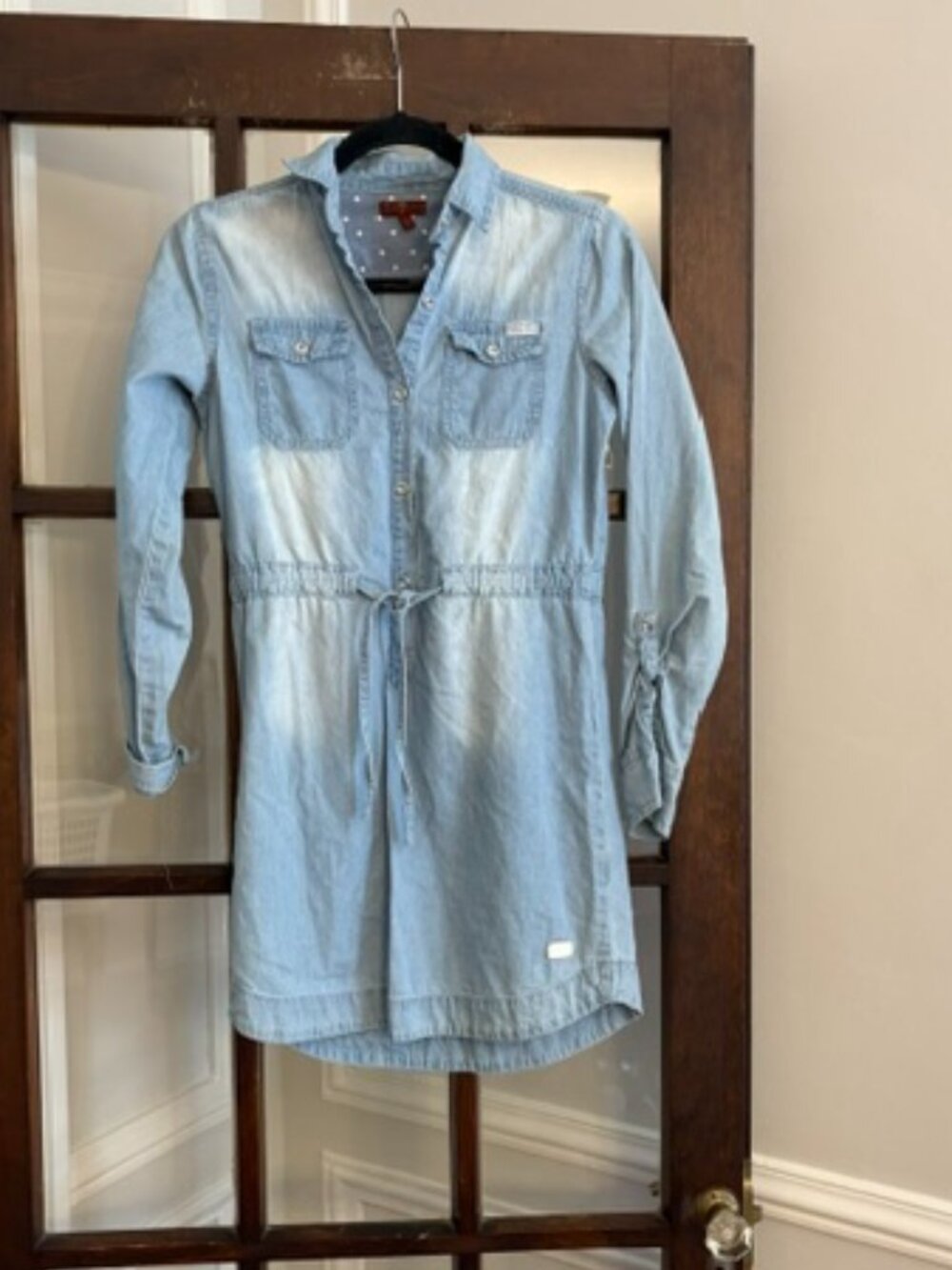 7 for All Mankind Denim Dress, Size Large